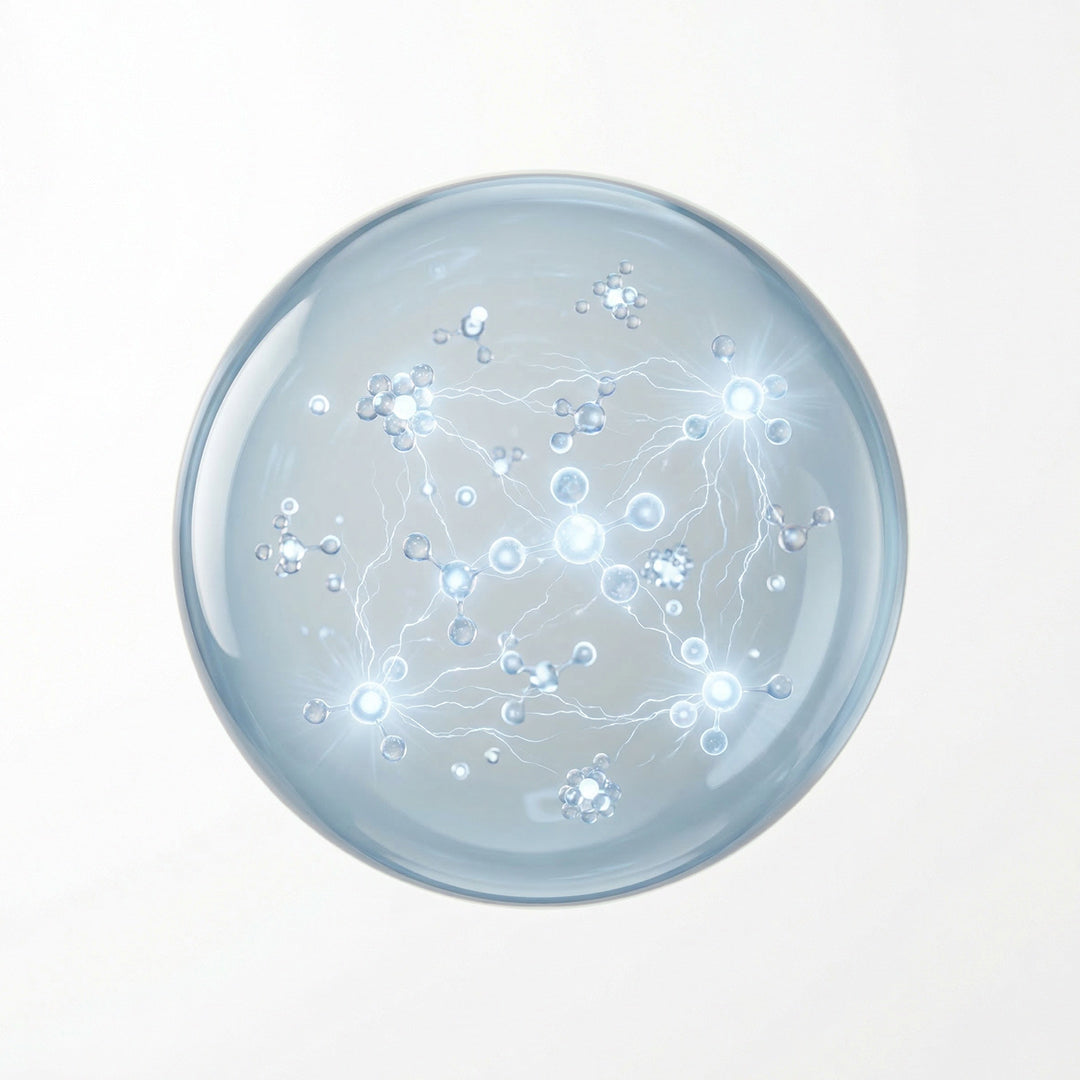 L-Carnitine — blue ingredient sphere visualisation